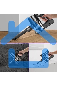 Пылесос ручной Kitfort КТ-5168 150Вт белый/черный (в компл.:1мешок)