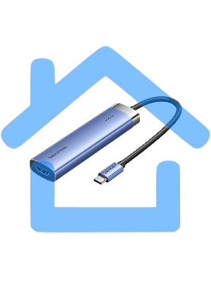 Мультифункциональный хаб Vention USB Type C 5 в 1
