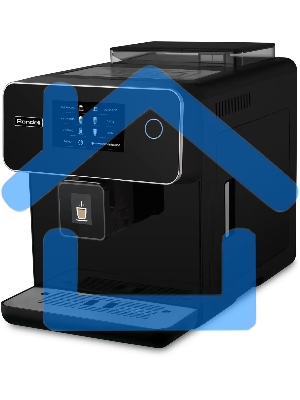 Кофемашина автоматическая Rondell RDE-1114 черный, исп. кофе - молотый/зерновой, 1.6 л, 1500 Вт, 20 бар