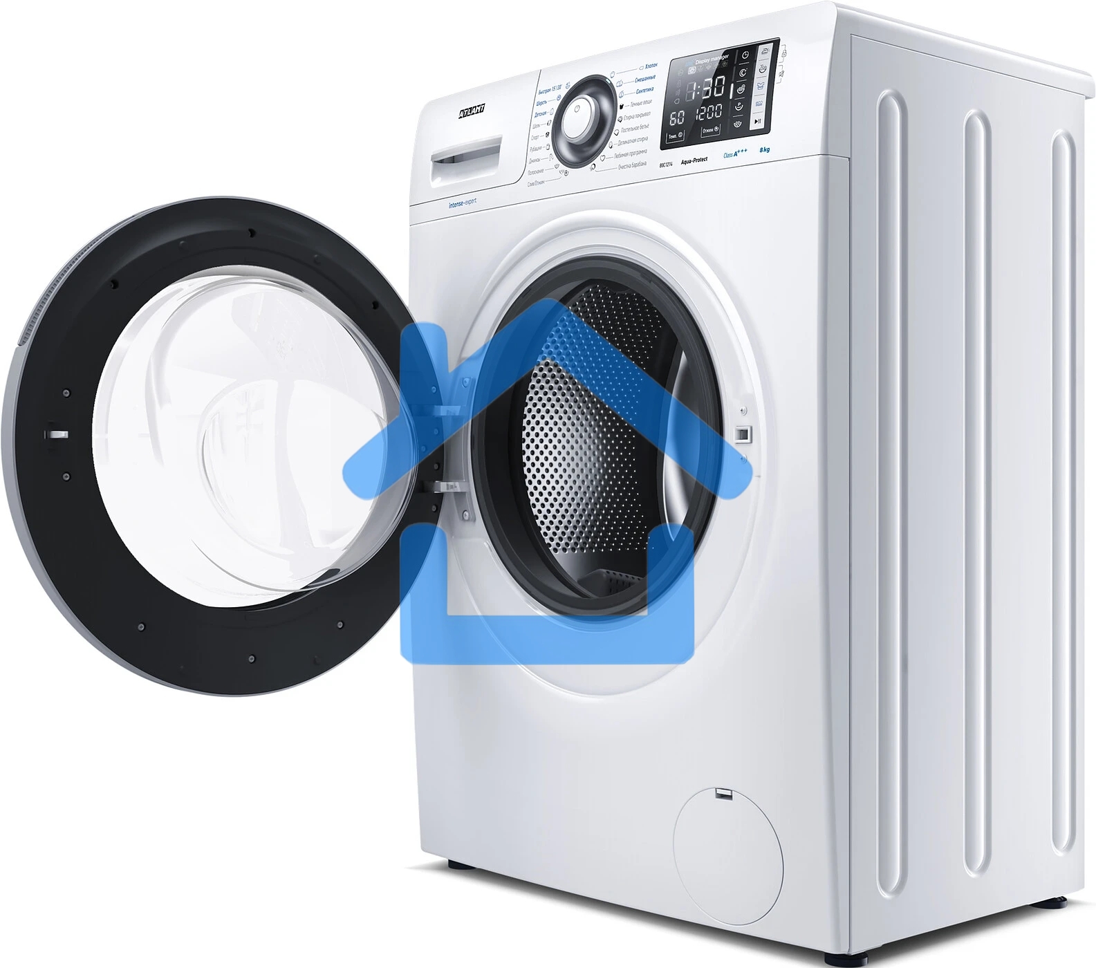 Стиральная машина Atlant 80С1214-С-01 белый, загрузка фронтальная 8 кг, 1200 об/мин, класс: А+++