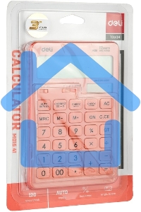 Калькулятор настольный Deli Touch EM01541 красный 12-разр.