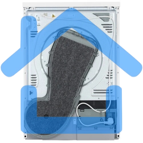 Сушильная машина Hotpoint TDSH 75 W белый, 7 кг, сушка - тепловой насос, программ - 15, 59.7 x 84.6 x 54.3 см