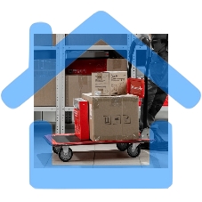 Тележка хозяйственная Matrix грузоподъемность 150 кг