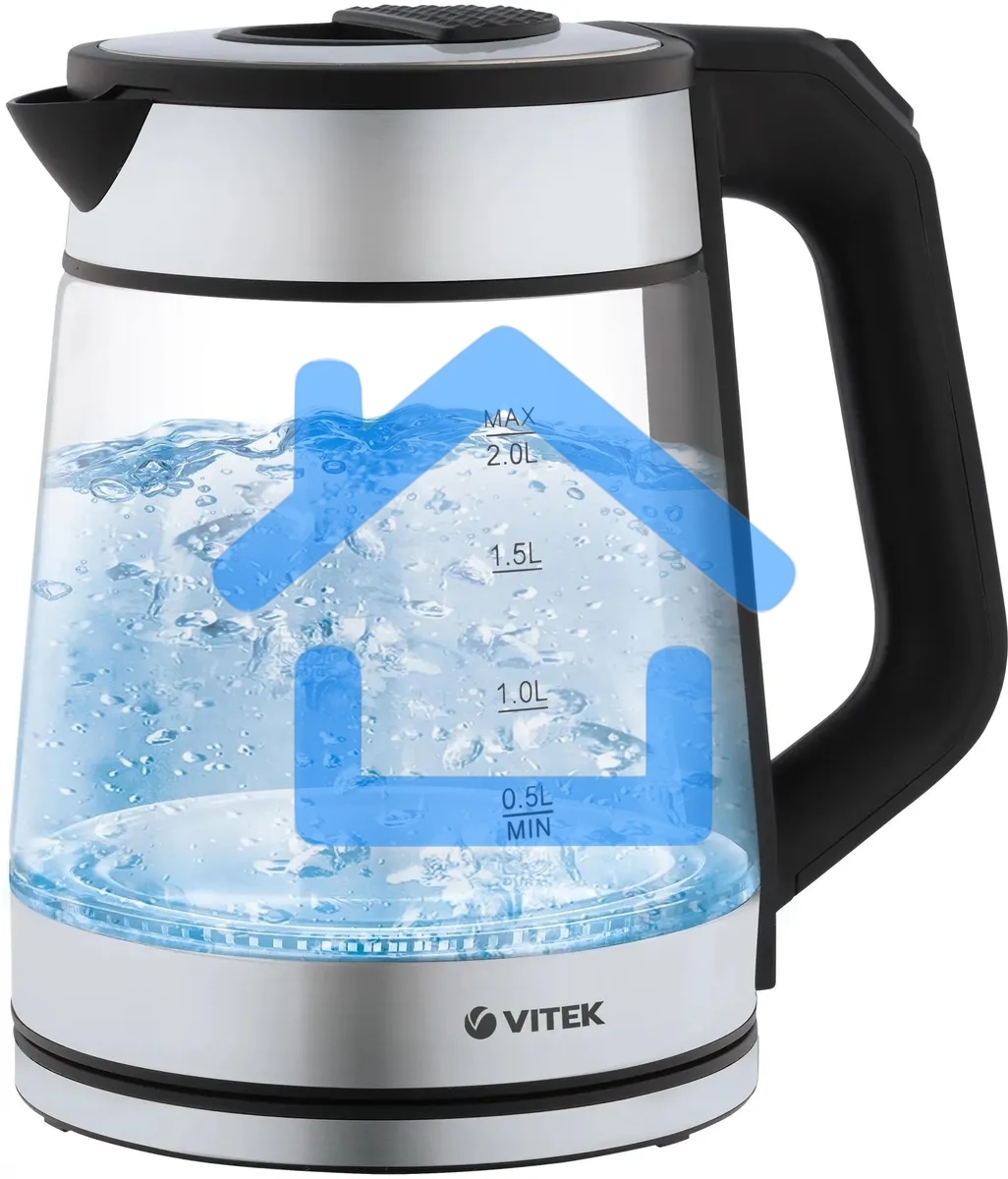 Чайник Vitek VT-1176 черный 2200W 1.7л