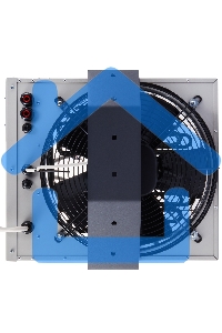 Тепловентилятор Ballu BHP-MW2-10, серый, 10 кВт, 100 м2, механический термостат, пульт д/у