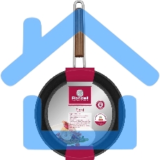 Сковорода Rondell Fjord RDA-1794, 24см, без крышки, черный