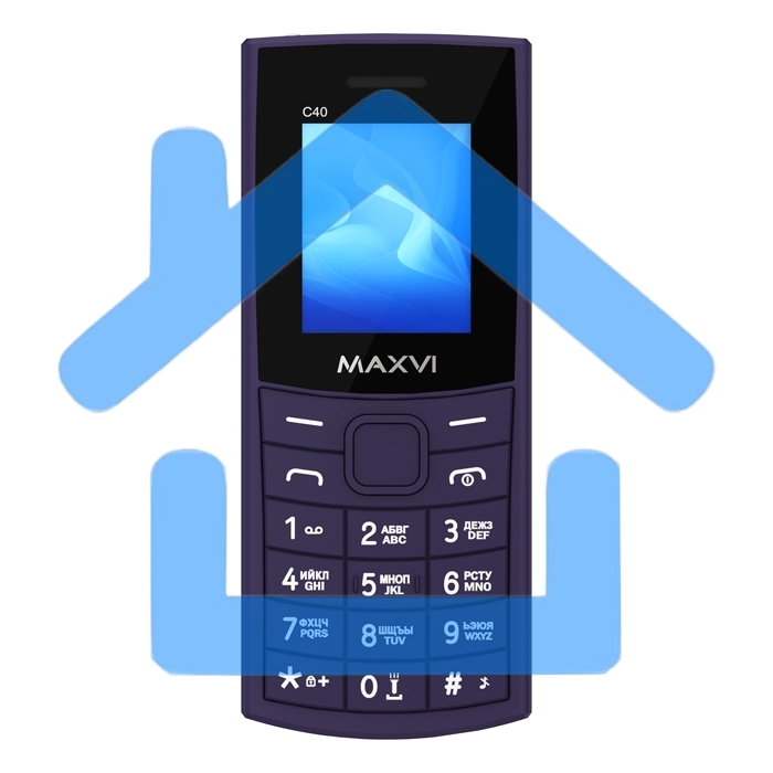 Мобильный телефон Maxvi C40 фиолетовый