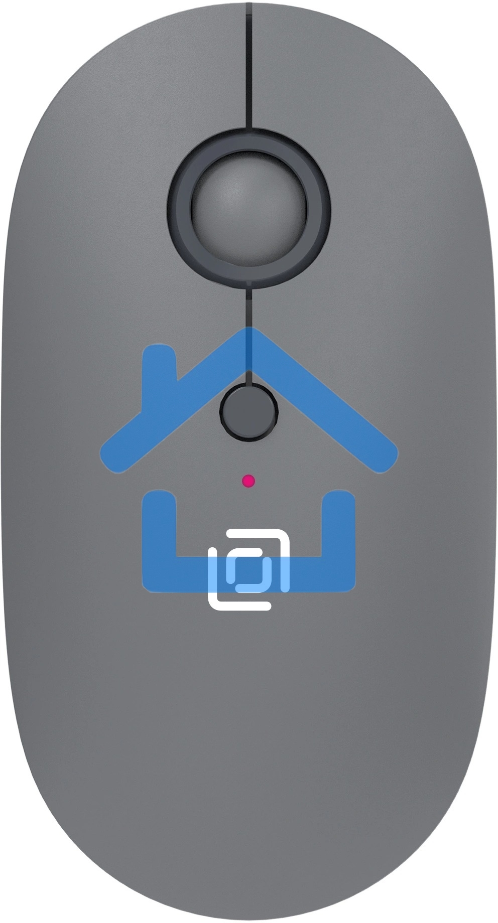 Мышь беспроводная Oklick 409MW графитовый, 1600 dpi, радиоканал, Bluetooth, USB, кнопки - 4