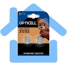Элемент питания литиевый CR2032 (блист. 2шт) Specialty Opticell 5060002 Элемент питания литиевый CR2032 (блист. 2шт) Specialty Opticell 5060002