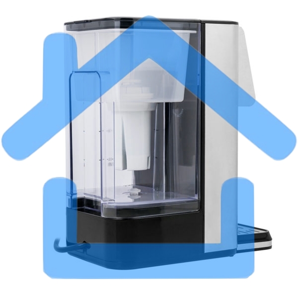 Термопот проточный Centek CT-3201 2,5 л, 2600 Вт, черный/серебристый