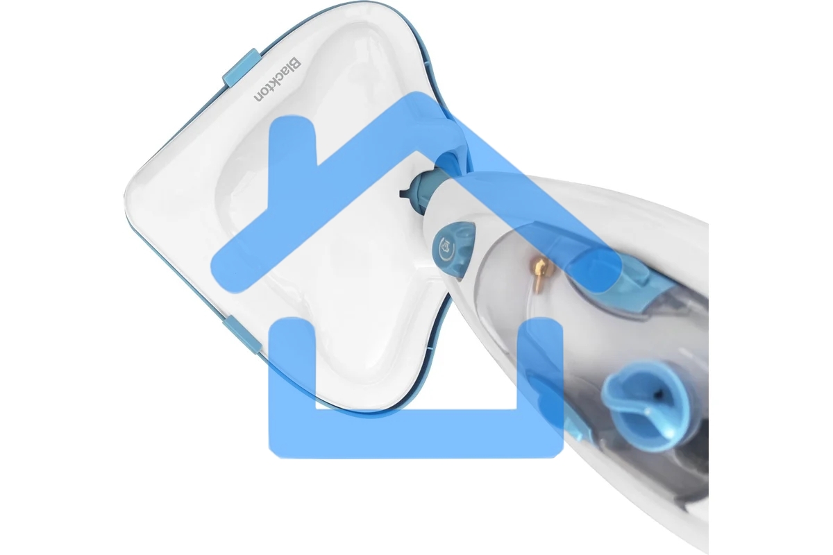 Паровая швабра Blackton Bt SM1114 белый-морской бриз, 1300 Вт