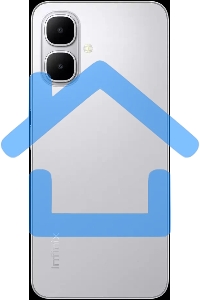 Смартфон Infinix SMART 10 4/128Gb серебристый