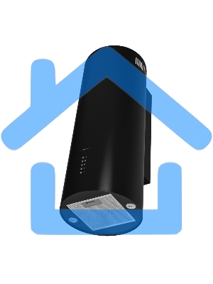 Вытяжка пристенная HOMSair ART 1050WL 35 черный, 35 см, 1050 куб. м/ч, 63 дБ