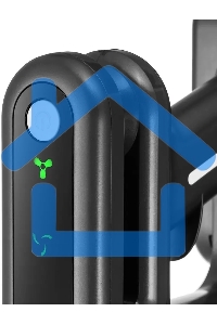 Пылесос ручной Kitfort КТ-5168 150Вт белый/черный (в компл.:1мешок)