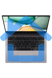 Ноутбук HONOR MagicBook X 14 серый 5301ALXB Intel Core i3 1315U/8Gb/SSD 512Gb/14