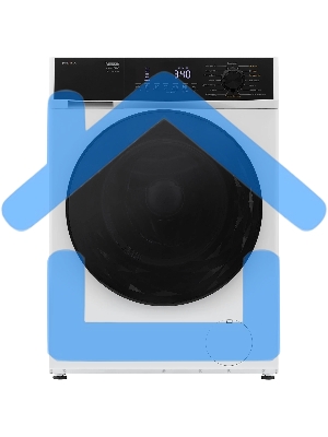 Стиральная машина KRONA RHENE MAX белый 1400 9K WM белый, загрузка фронтальная 9 кг, 1400 об/мин, класс: A+++