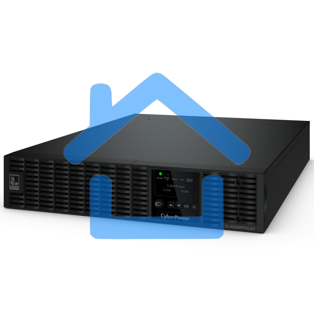 Источник бесперебойного питания Online CyberPower OL3000ERTXL2U 3000VA/2700W USB/RS-232/Dry/EPO/SNMPslot/RJ11/45/ВБМ (8 IEC С13, 1 IEC C19)