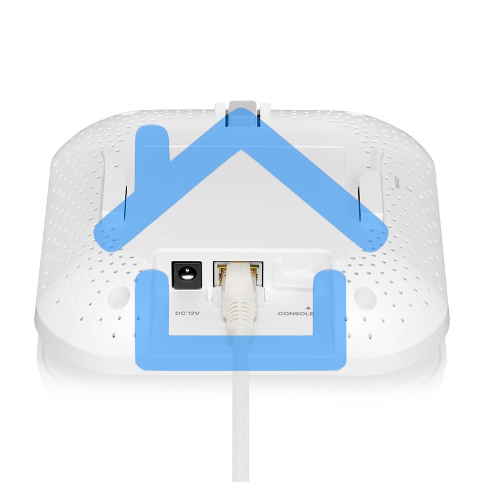 Точка доступа Zyxel NebulaFlex NWA50AX PRO, WiFi 6, 802.11a/b/g/n/ac/ax (2,4 и 5 ГГц), MU-MIMO, антенны 3x3, до 575+2400 Мбит/с, 1xLAN 2.5GE, PoE, без поддержки Captive portal и WPA-Enterprise, защита от 4G/5G, БП в комплекте