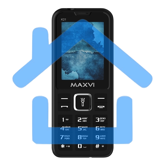Мобильный телефон Maxvi K21 черный