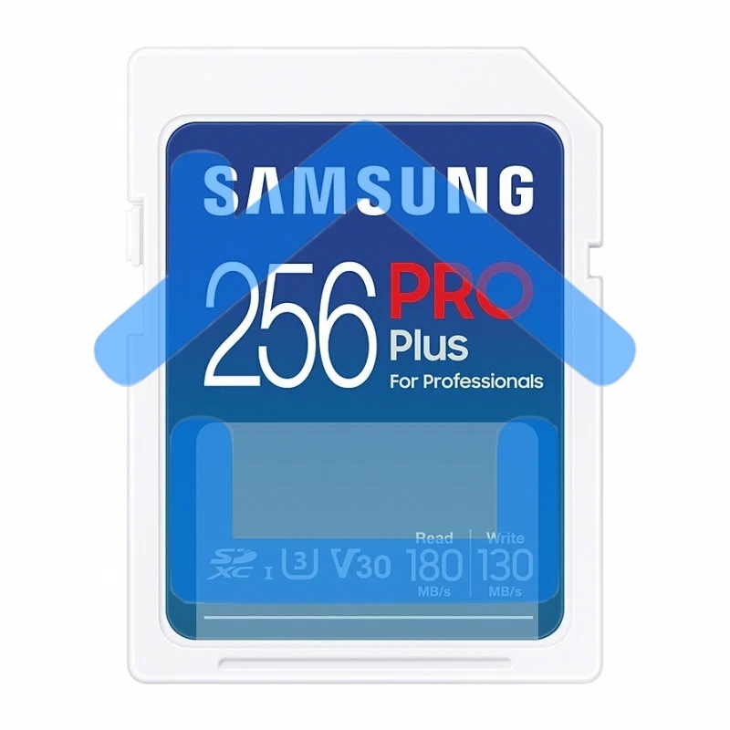 Флеш карта SDXC 256GB Samsung PRO Plus Class 10, A2, V30, UHS-I (U3), W 130 МБ/с, R 180 МБ/с, <MB-SD256S/EU>