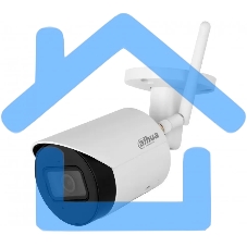 Камера видеонаблюдения IP Dahua DH-IPC-HFW1430DS1P-SAW-0280B Wi-Fi 2.8-2.8мм цв. корп.:белый/черный