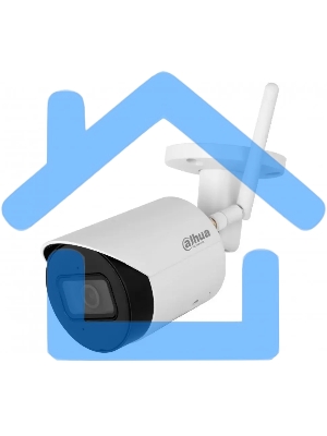 Камера видеонаблюдения IP Dahua DH-IPC-HFW1430DS1P-SAW-0280B Wi-Fi 2.8-2.8мм цв. корп.:белый/черный