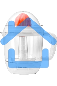 Соковыжималка цитрусовая Starwind SJ 1241 30Вт рез.сок.:1200мл. белый/прозрачный