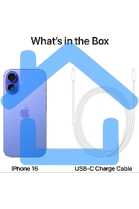 Смартфон Apple iPhone 16, 8/128Gb, ультрамарин