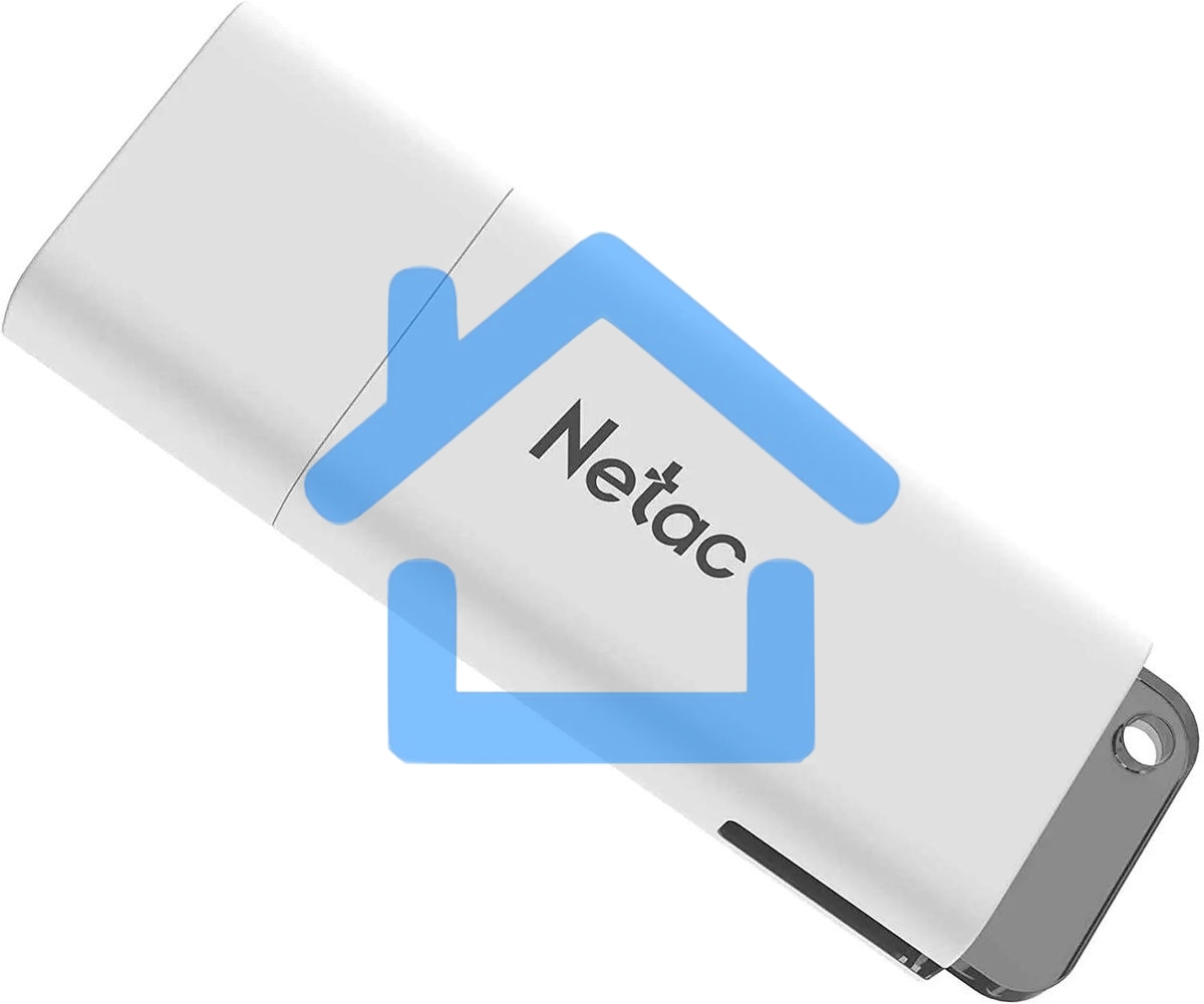 Флешка USB R/W Netac U185, 4ГБ, USB2.0, белый NT03U185N-004G-20WH