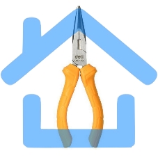 Удлиненные плоскогубцы Deli DL2106C 160мм, пластиковая рукоять Удлиненные плоскогубцы Deli DL2106C 160мм, пластиковая рукоять