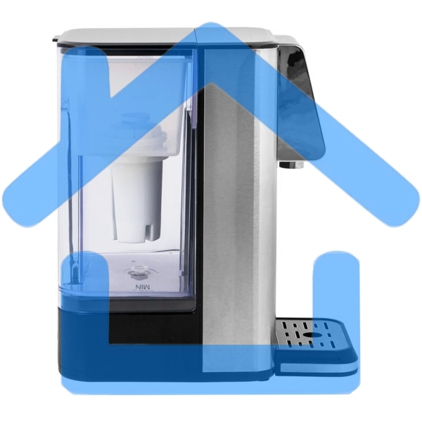 Термопот проточный Centek CT-3201 2,5 л, 2600 Вт, черный/серебристый