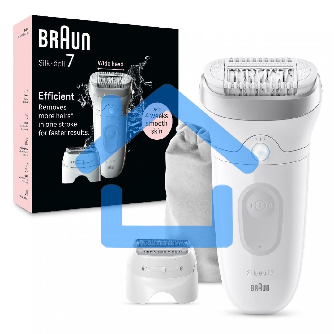 Эпилятор BRAUN SE7-041 белый/серебристый