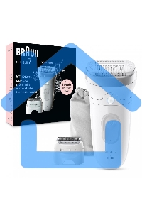 Эпилятор BRAUN SE7-041 белый/серебристый