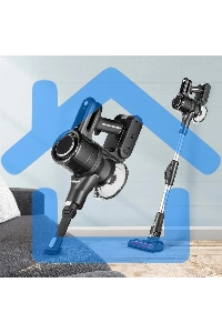 Пылесос ручной Kitfort КТ-5168 150Вт белый/черный (в компл.:1мешок)