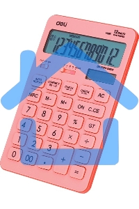 Калькулятор настольный Deli Touch EM01541 красный 12-разр.