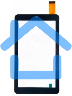 Сенсорное стекло (тачскрин) VTCP070B23-FPC-4.0, черное