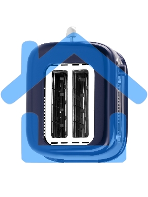 Тостер Galaxy Line GL 2913, синий, пластик, 900 Вт