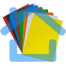 Картон цветной Silwerhof Собачка на скейте мелованная, 8 лист., 8цв., 230г/м2, 1 дизайн