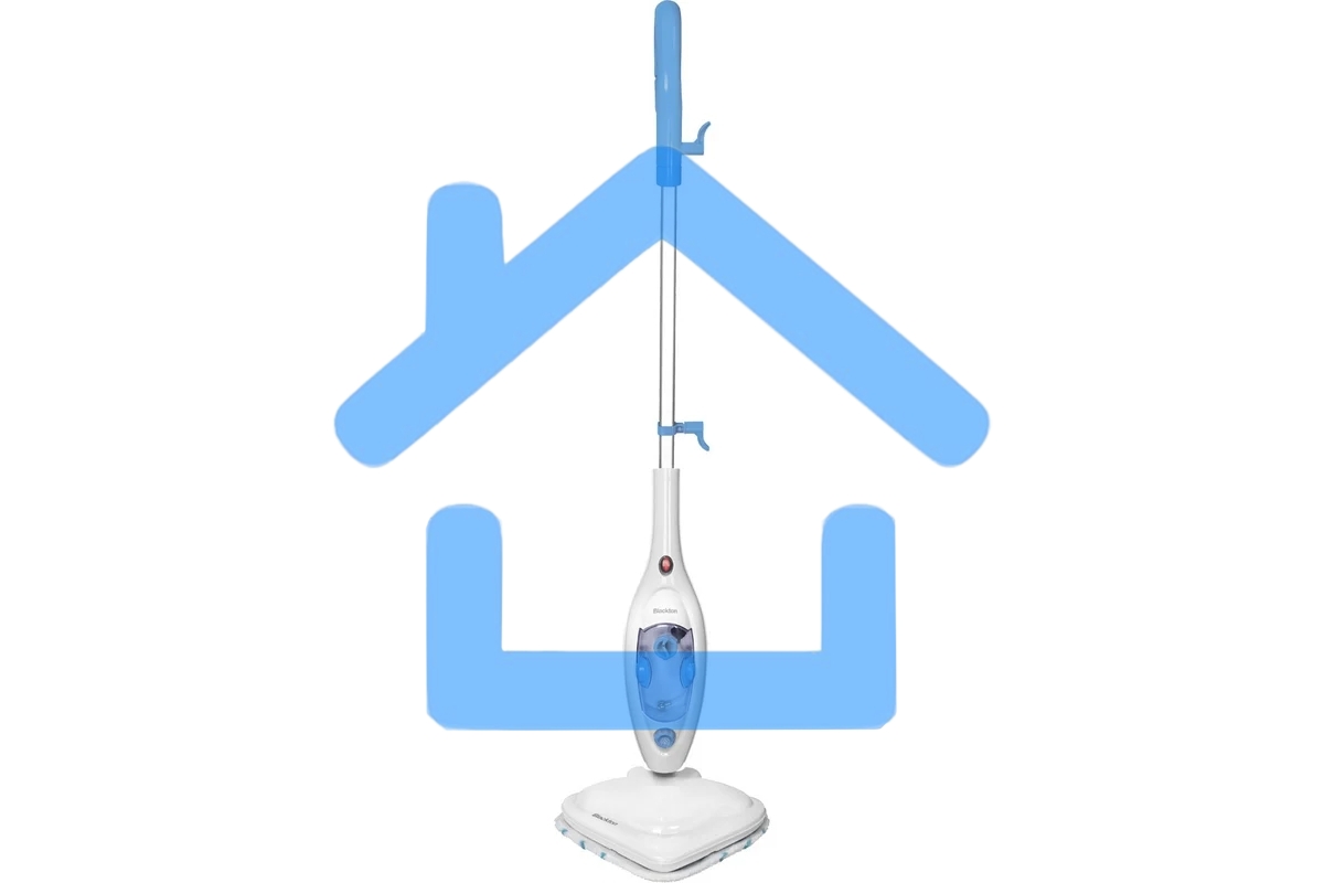 Паровая швабра Blackton Bt SM1114 белый-морской бриз, 1300 Вт