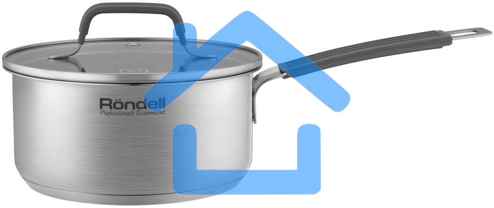 Ковш Rondell Normanne RDS-1812 1.3л. d=16см (с крышкой) стальной