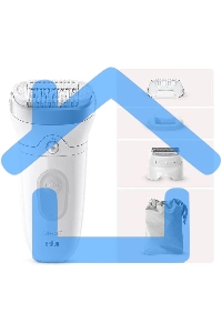 Эпилятор BRAUN SE7-041 белый/серебристый