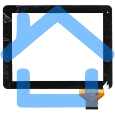 Сенсорное стекло (тачскрин) QSD E-C97001-01, черное