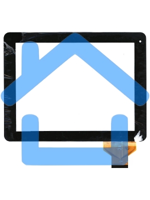 Сенсорное стекло (тачскрин) QSD E-C97001-01, черное