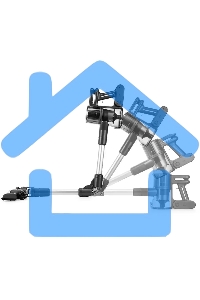 Пылесос ручной Kitfort КТ-5168 150Вт белый/черный (в компл.:1мешок)