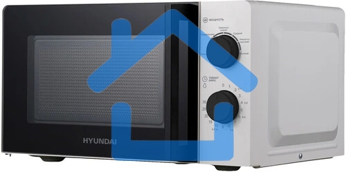 Микроволновая печь Hyundai HYM-M2047 белый, 20 л, 700 Вт, переключатели - поворотный механизм