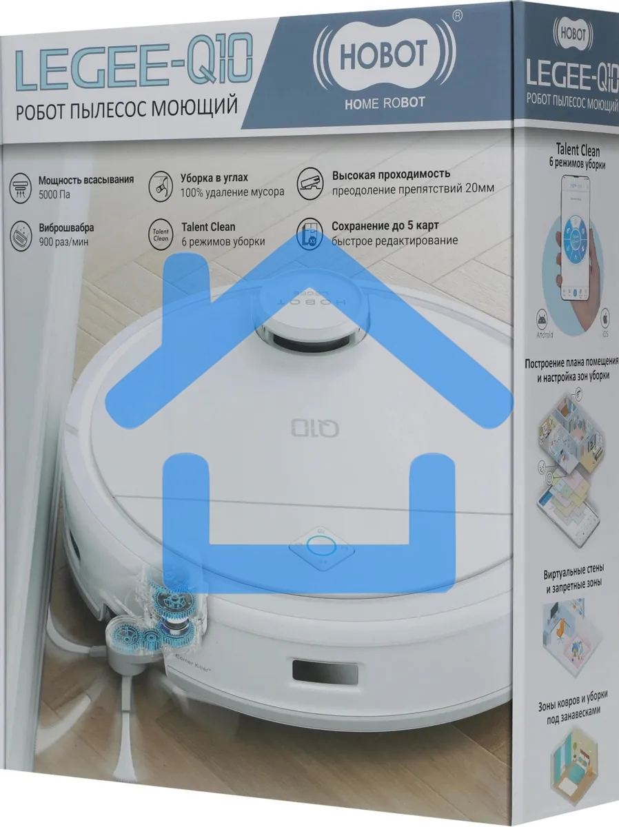 Робот пылесос моющий HOBOT LEGEE-Q10