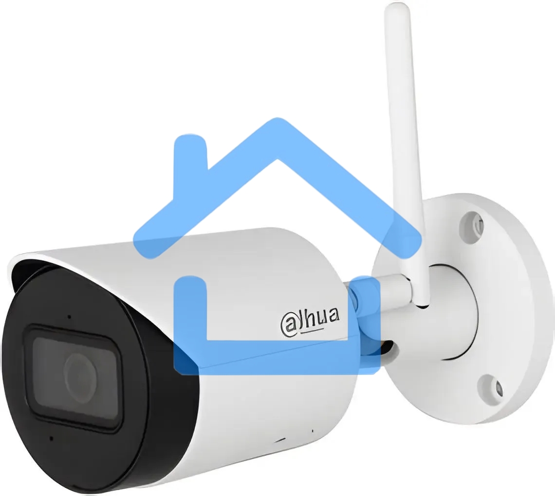 Камера видеонаблюдения IP Dahua DH-IPC-HFW1430DSP-SAW-0360B Wi-Fi 2.8-3.6мм цв. корп.:белый/черный