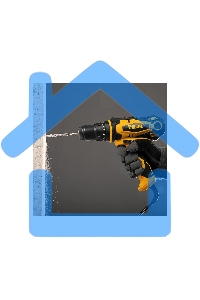 Дрель-шуруповерт Denzel ISD-300-13, Сетевая, 330Вт, Ударная