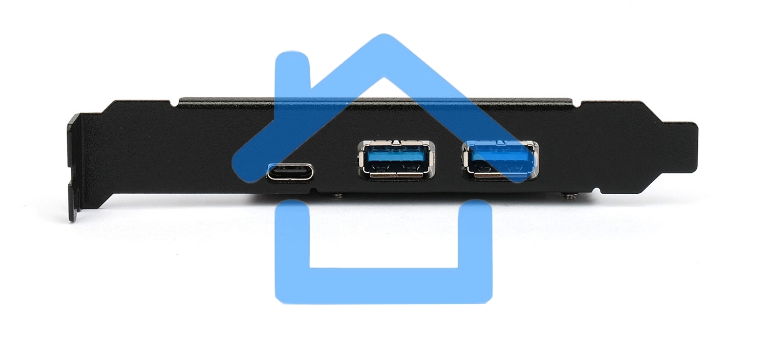 Контроллер USB 3.1 Gembird SPCR-03 в разъем PCI-e, 2xUSB-A + 1xType-C