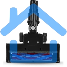 Пылесос вертикальный Vitek Midnight VT-1832 черный/серебристый, питание от аккумулятора, 120 Вт, уборка сухая, пылесборник 0.4 л, работа от АКБ max 35 мин